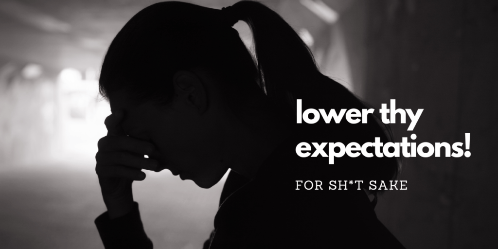 lowered expectations blog